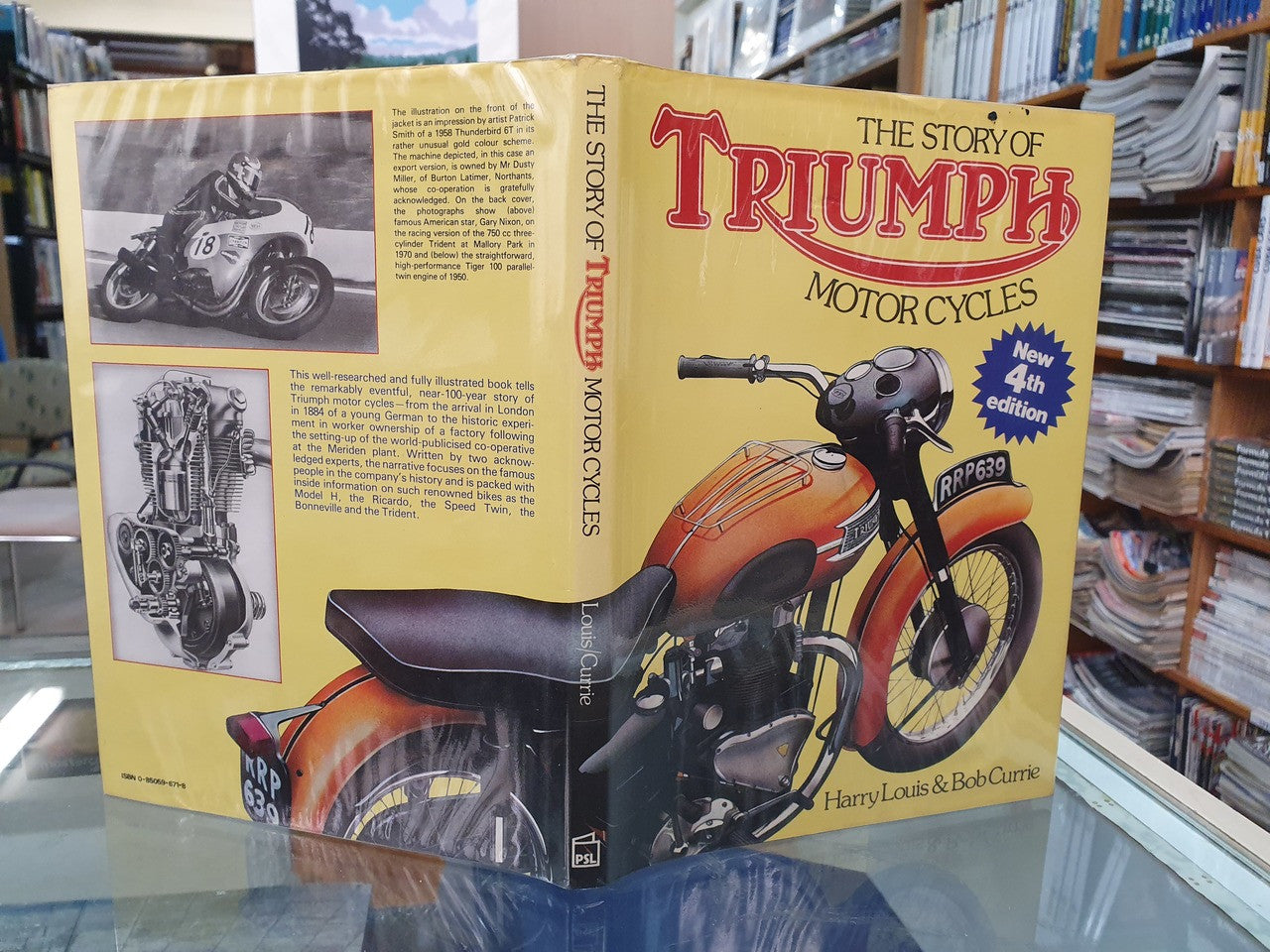 Story of Triumph Motor Cycles (Harry Louis and Bob Currie, Hardcover, 1983) (9780850596717)