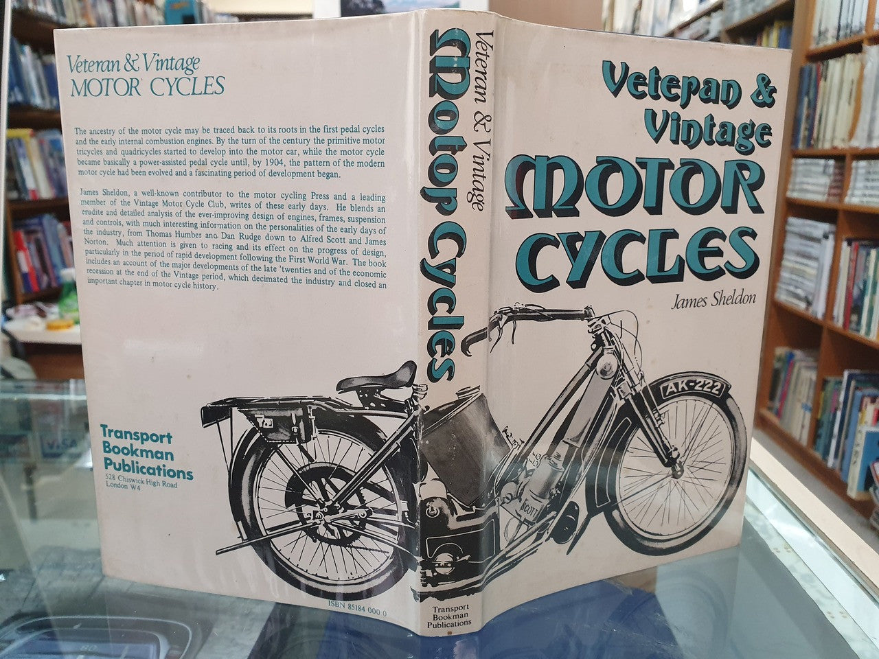 Veteran and Vintage Motor Cycles (James Sheldon, Hardcover, 1971) (9780851840000)