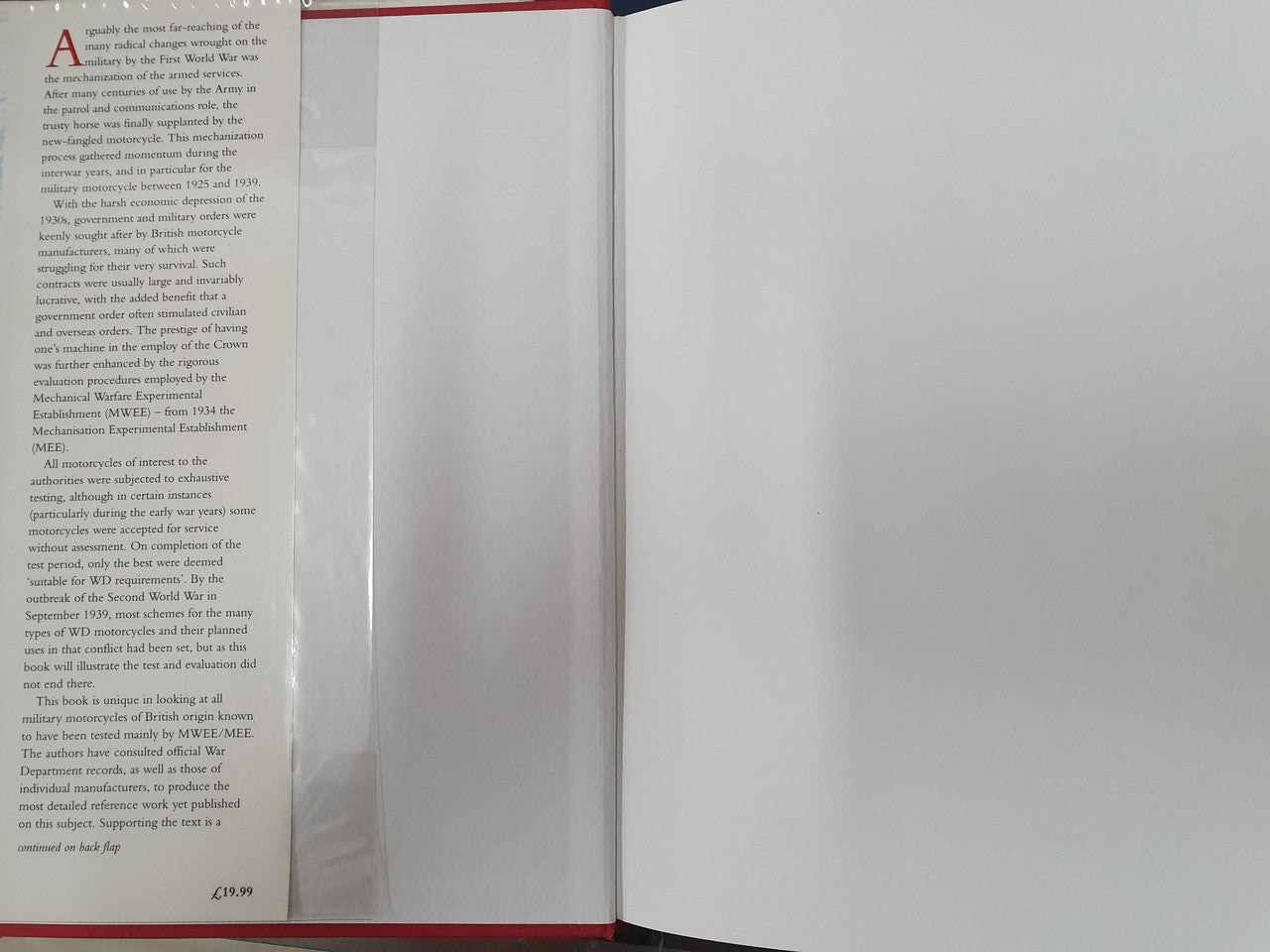 British Forces Motorcycles 1925 - 1945 (C. J. Orchard & S.J. Madden, 1995, 1st Ed, Hardcover) (9780750907774)