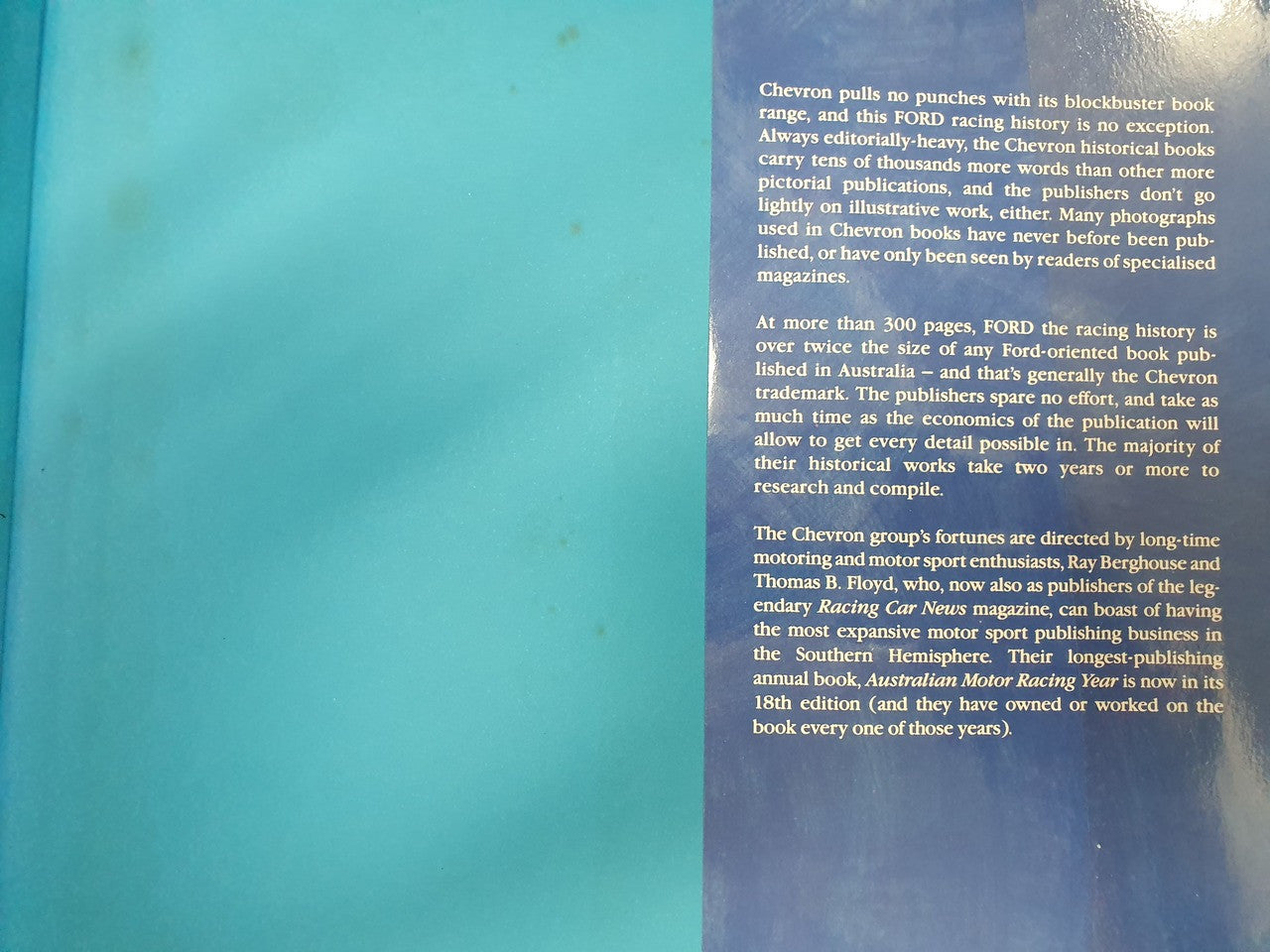 Ford The Racing History (9780959037890)