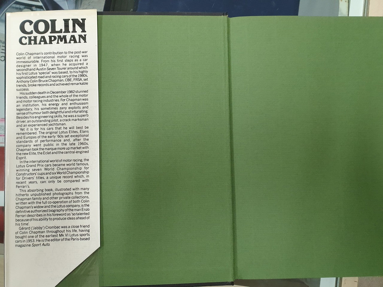 Colin Chapman: The Man and His Cars - The Authorised Biography