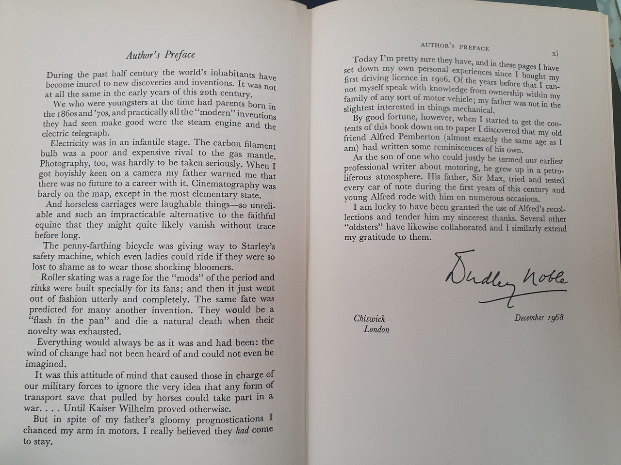 Milestones In A Motoring Life - Dudley Noble (Hardcover, 1969)