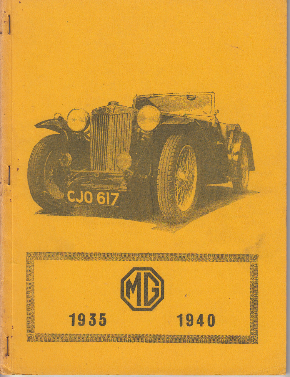 MG Cars 1935-1940 Road Tests (B01NBOB2FQ)