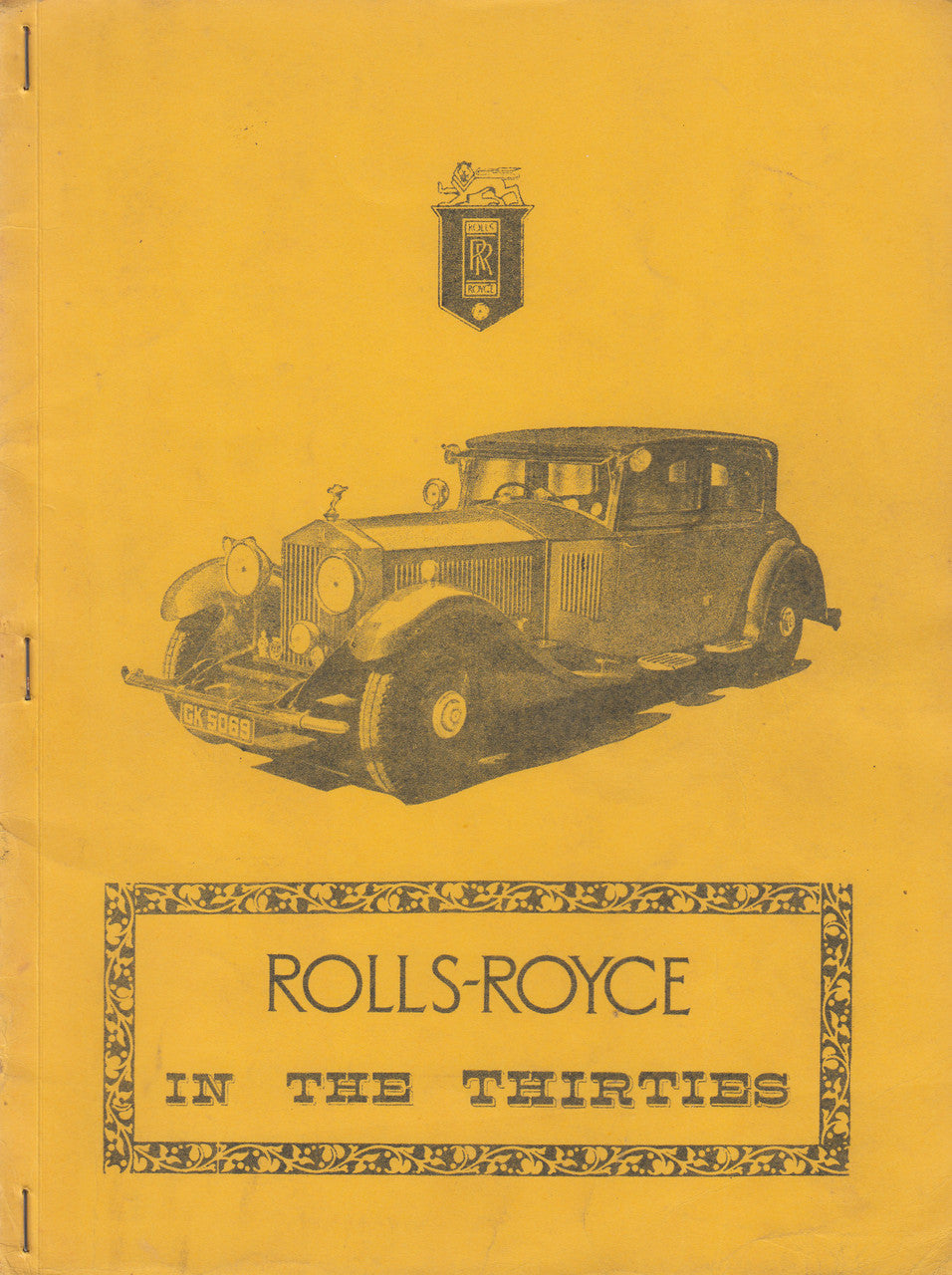 Rolls-Royce In The Thirties Road Tests (B01MCQEVH0)