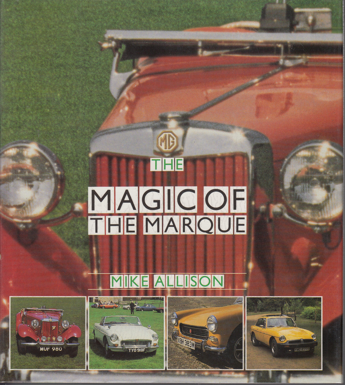 MG The Magic Of The Marque book cover with red car and title text