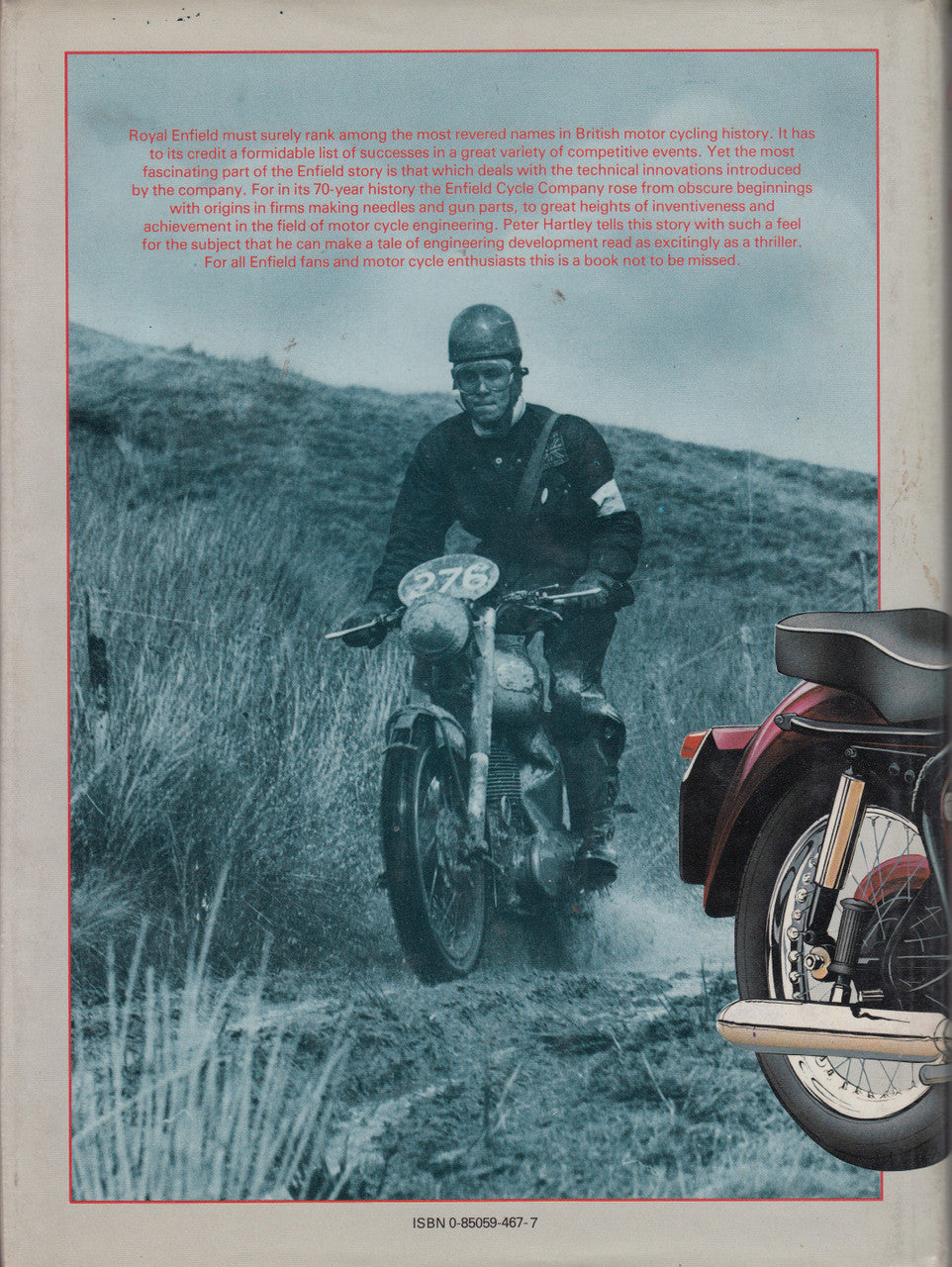 The Story Of Royal Enfield Motorcycles - Built Like A Gun (Peter Hartley) 1st Edn. 1981 ( 9780850594676)
