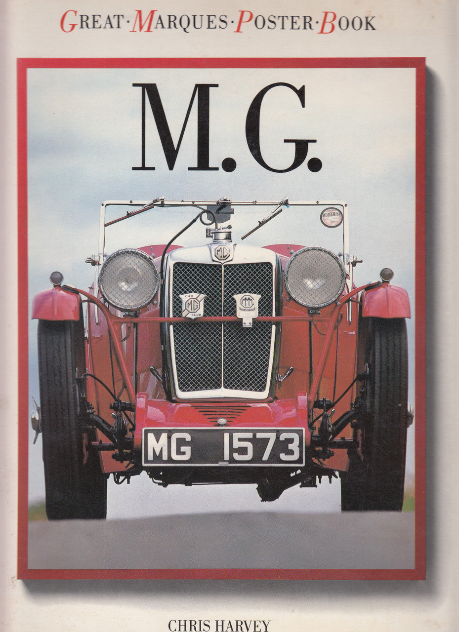 MG - Poster Book (Chris Harvey) Paperback, 1st Edn 1985 (9780706423402)