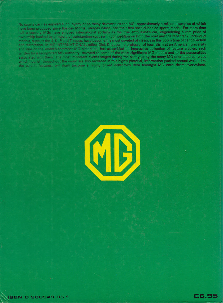 MG International # 1 (Ed.Richard L. Knudsen) 1st Edn. 1977 (B00261P9LQ)