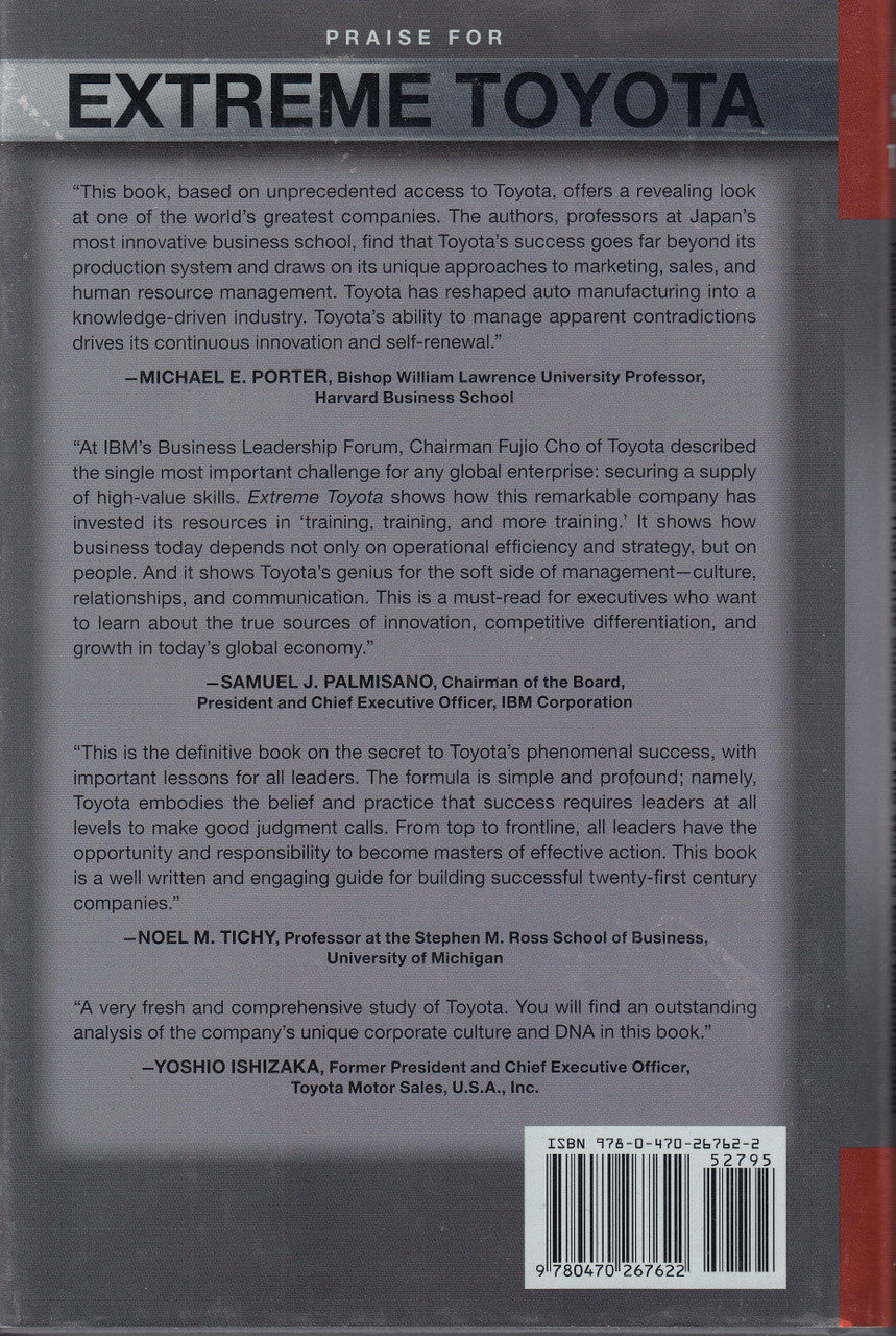 Extreme Toyota - Radical Contradictions That Drive Success at the World's Best Manufacturer (Emi Osono/ Norihiko Schimizu/ Hirotaka Takeuchi) 1st Edn. 2008 (9780470267622)