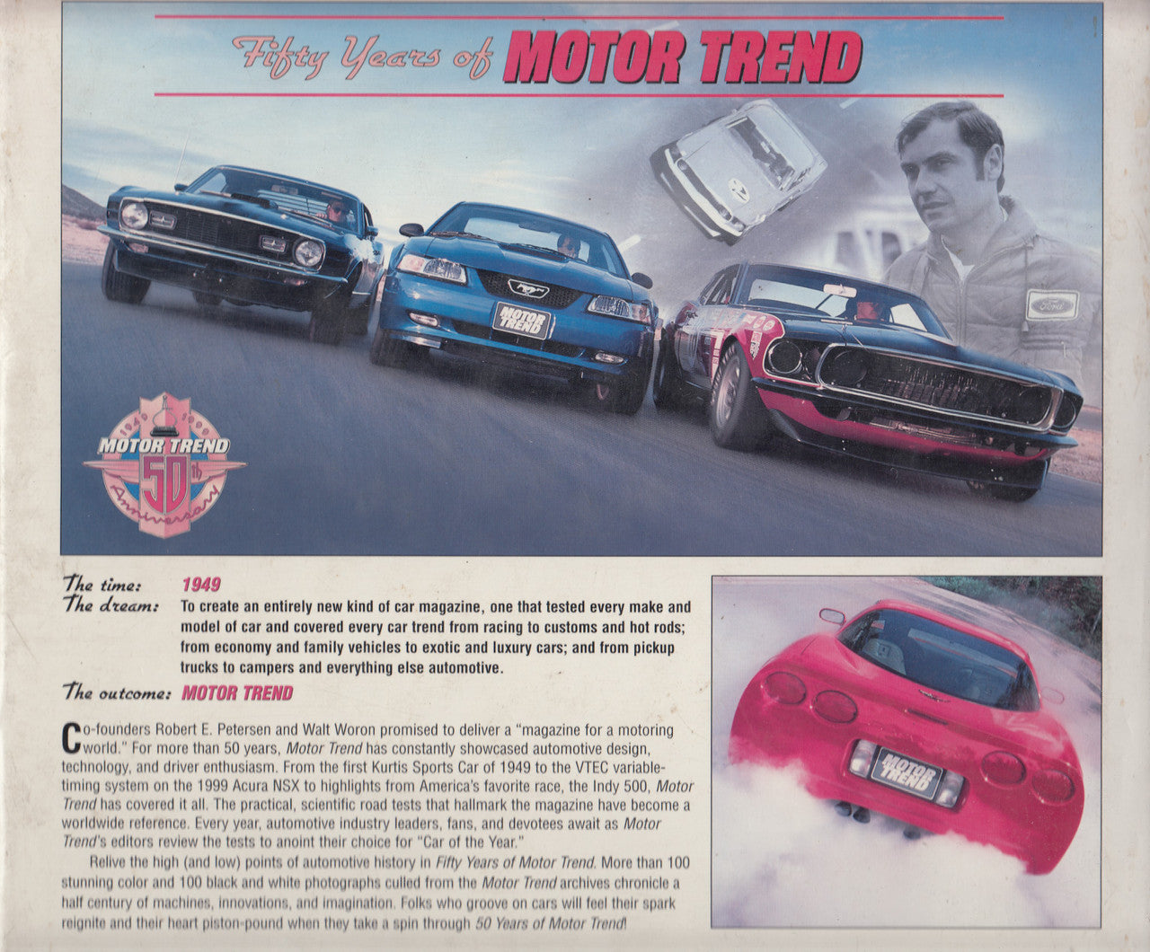 Fifty Years of Motor Trend (Editors of Motor Trend Magazxine) 1st Edn. 1999 (9780760307816)