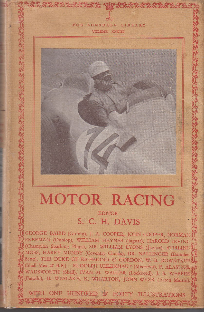 Motor Racing - Lonsdale Library Volume XXXIII (Ed. S.C.H. Davis) Hardcover (LONMRXXXIII)
