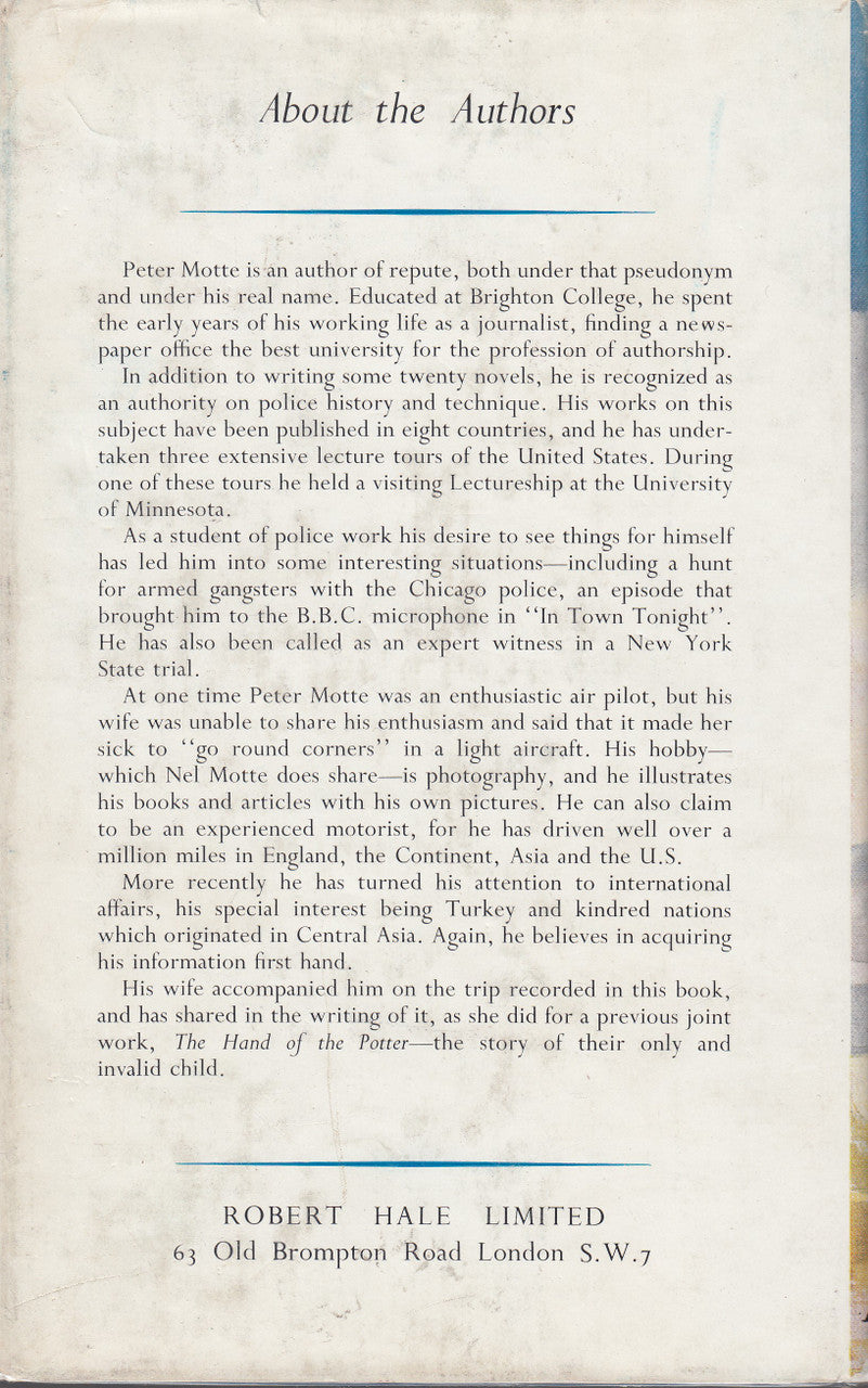 Balkan Roads to Istanbul (Nel and Peter Motte) Hardcover 1st Edn. 1960 (B0000CKRVP)