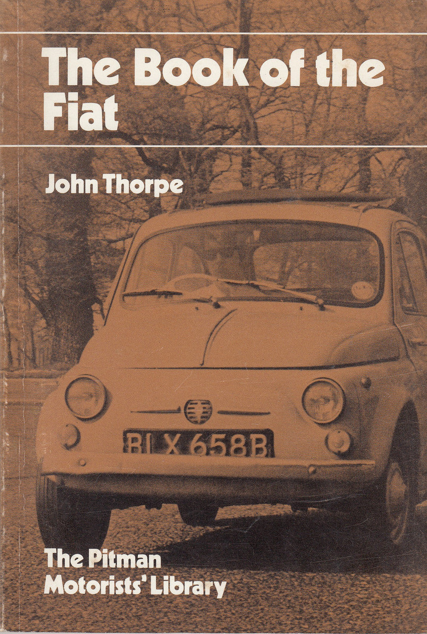 Paperback book cover, The Book of the Fiat by John Thorpe