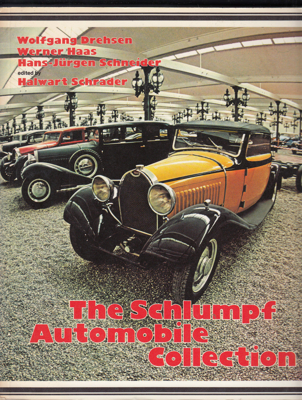 Automobile collection paperback with illustrated classic cars on cover