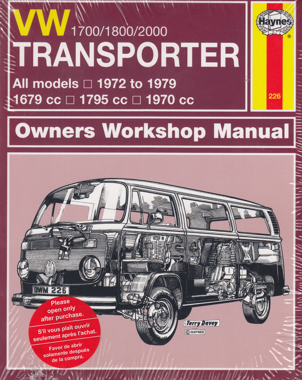 Volkswagen 1700, 1800, 2000 and Transporter 1972 - 1979 Workshop Manual (9780857337412)