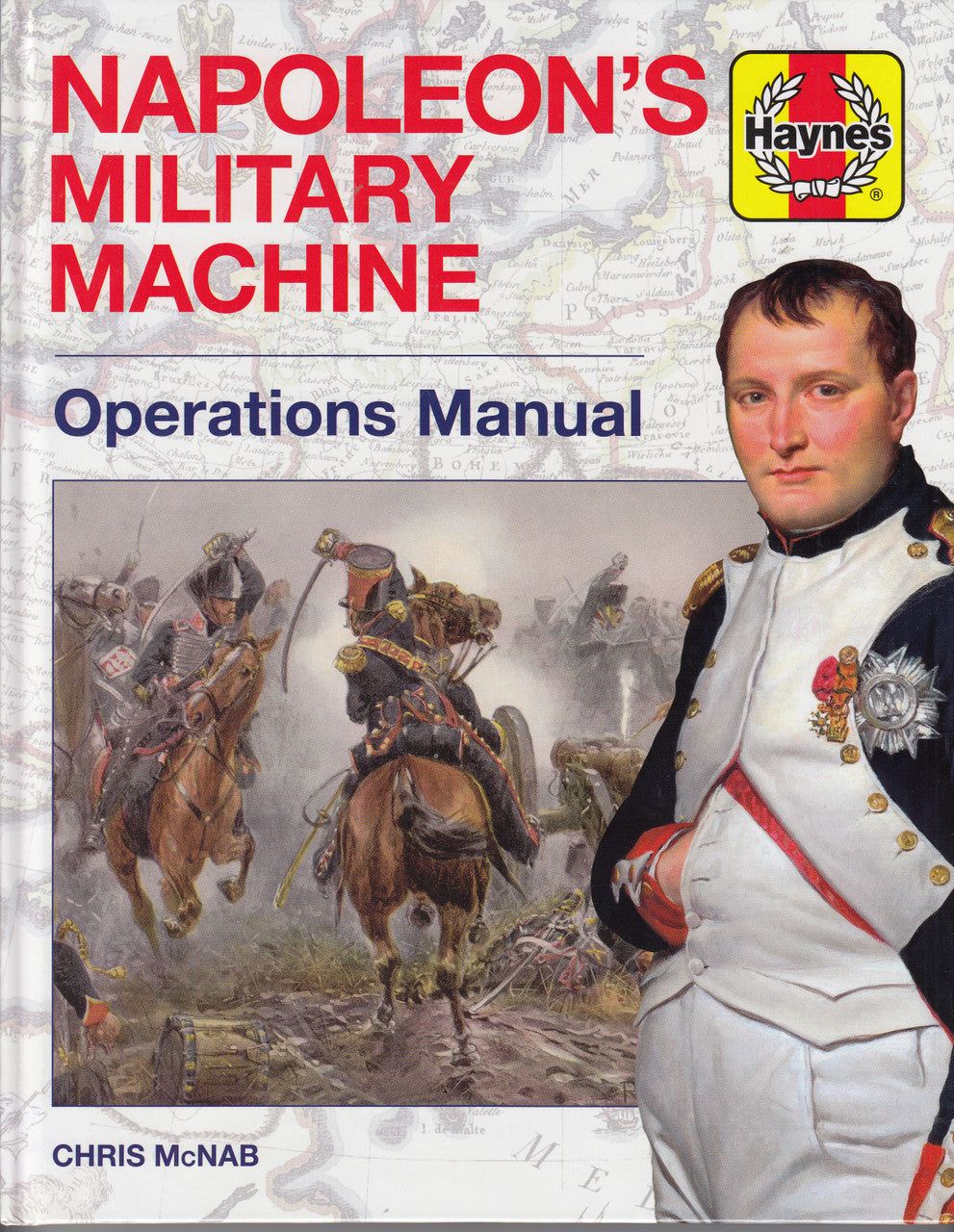 Napoleon's Military Machine operations manual book cover with soldier illustration