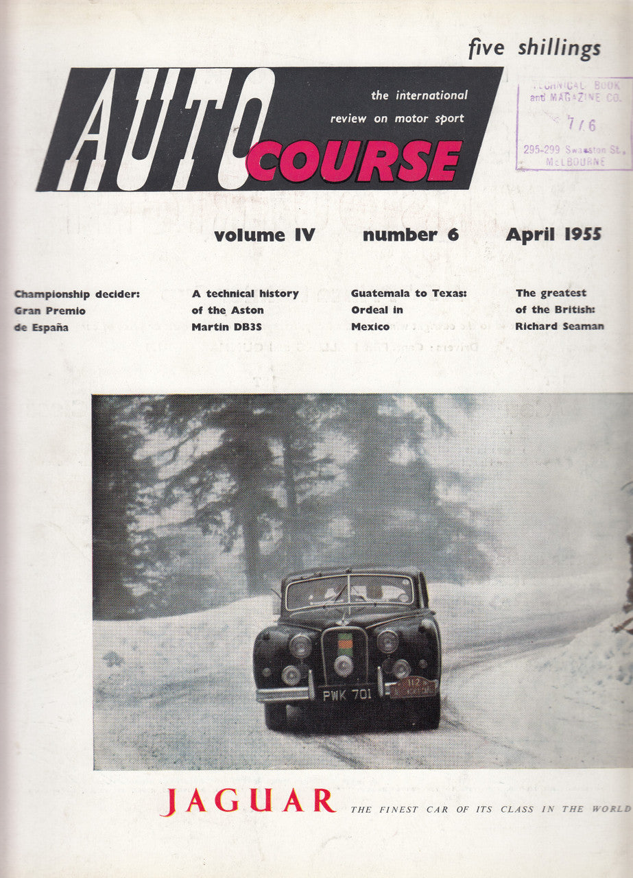 Autocourse 1954 - Volume IV Number 6 April 1955 (Paperback ) (B07D7FBNMB)