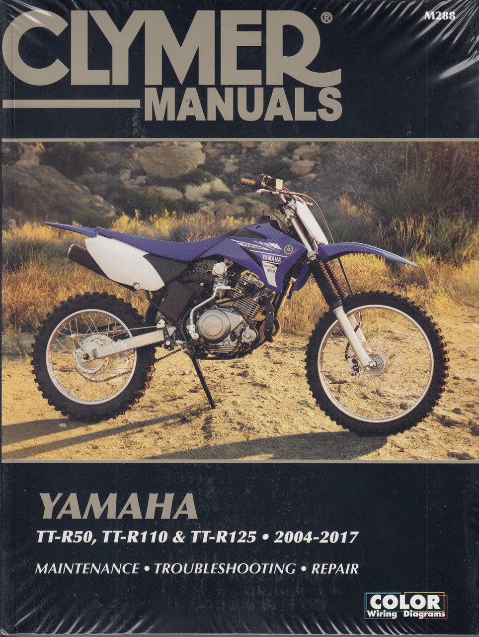 Yamaha TT-R50, TT-R110, TT-R125 2004 - 2017 Workshop Manual (Clymer, CM288)
