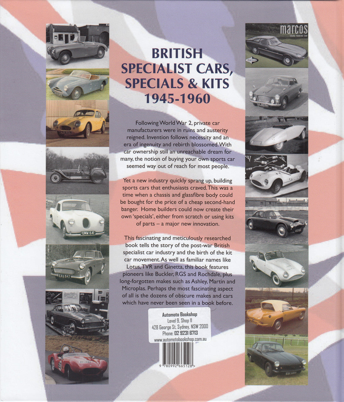 British Specialist Cars, Specials & Kits 1945-1960 - Definitive A-Z Encyclopaedia of Low-volume British Sports Cars (Chris Rees)