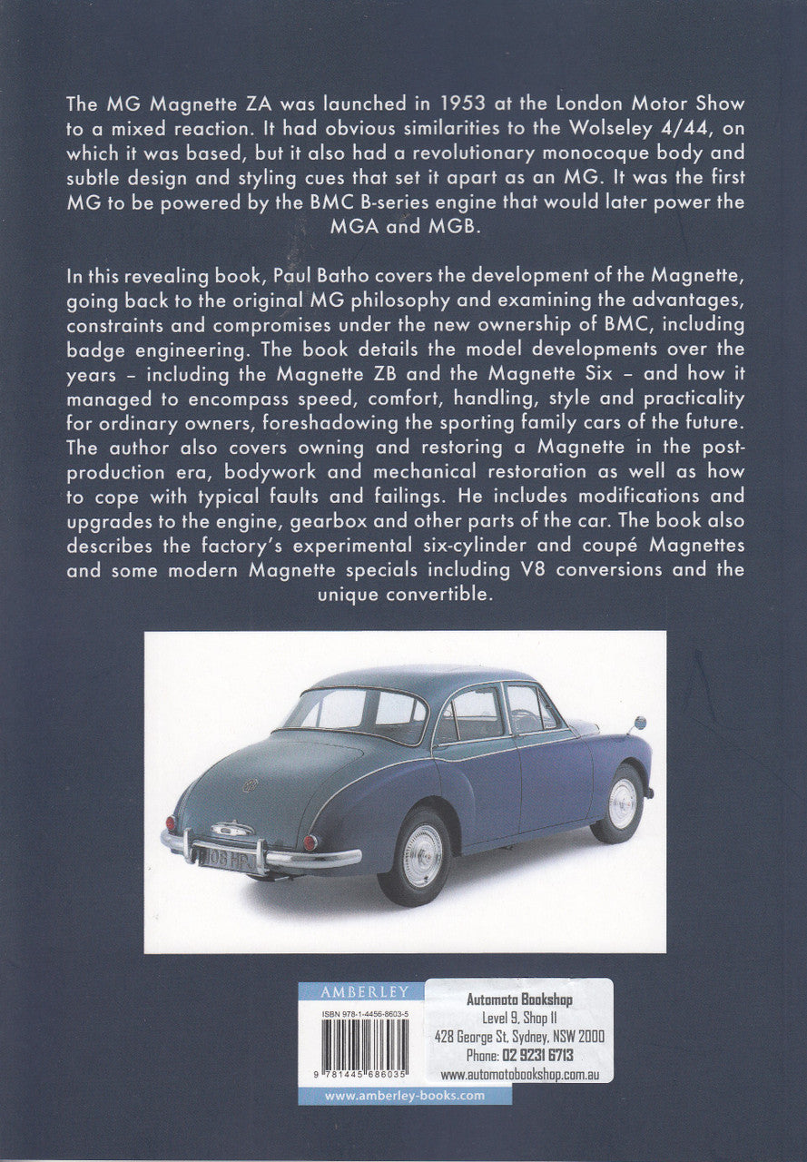 MG Magnette (Paul Batho, ISBN 9781445686035)