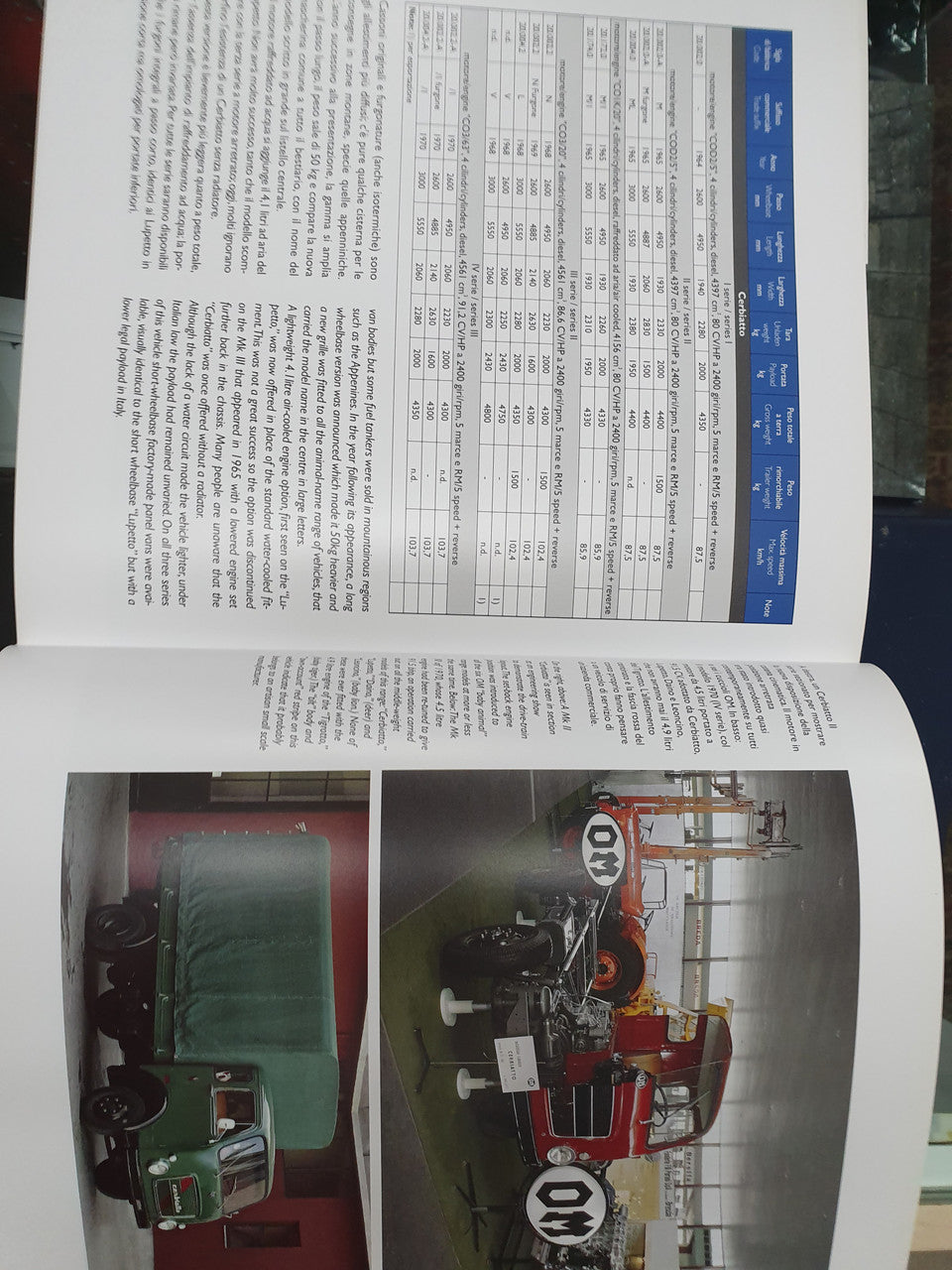 OM. I camion-The trucks (Italian / English text, by Massimo Condolo, 9788889108345)