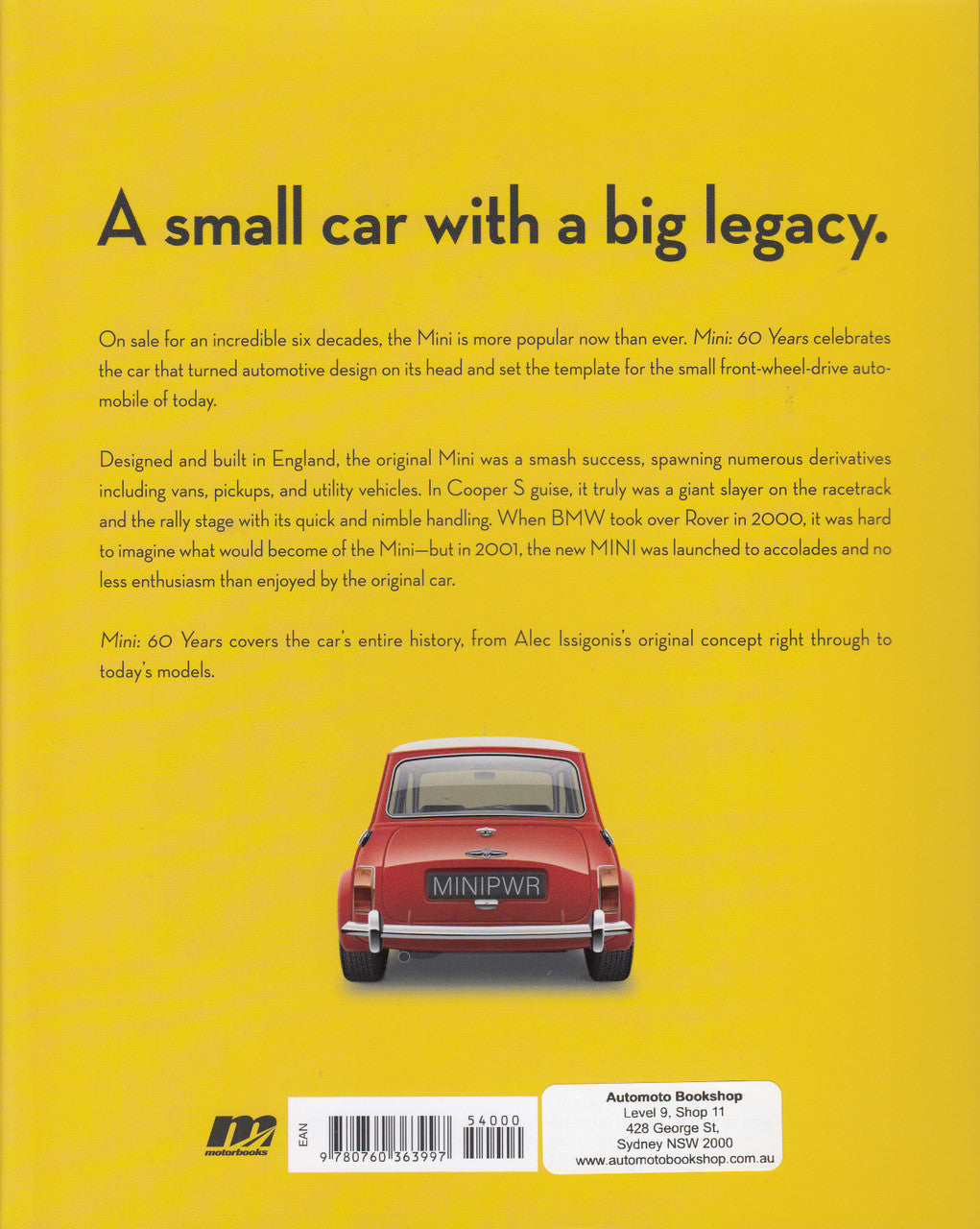 Mini 60 Years (Giles Chapman, ISBN: 9780760363997)