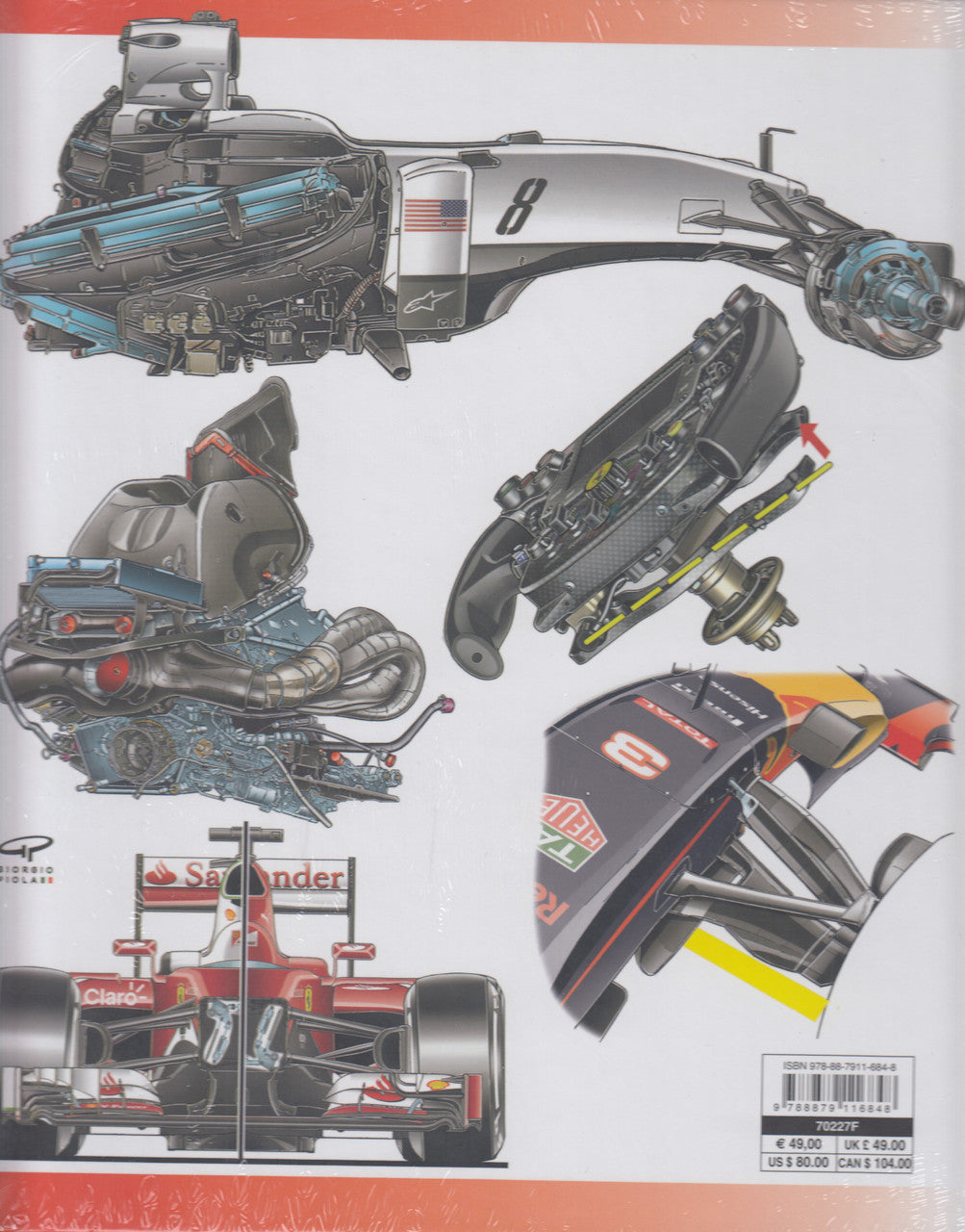 Formula 1 Technical Analysis 2016 - 2018 (Giorgio Piola, Hardcover 2019) (9788879116848)