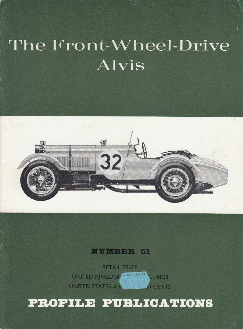 Car Profile Publications No 51 - The Front-Wheel-Drive Alvis
