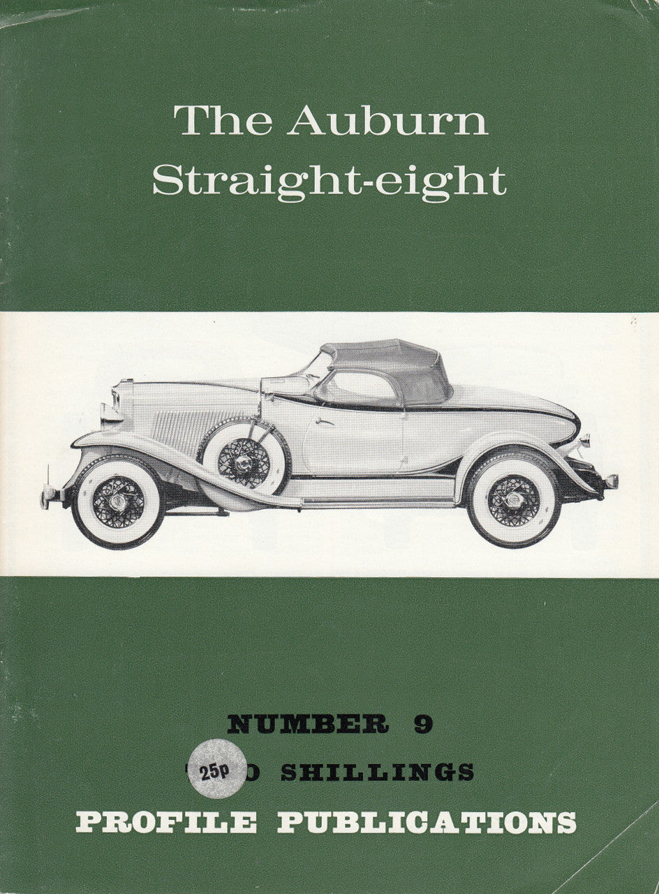 Car Profile Publications No 9 - The Auburn Straight-eight