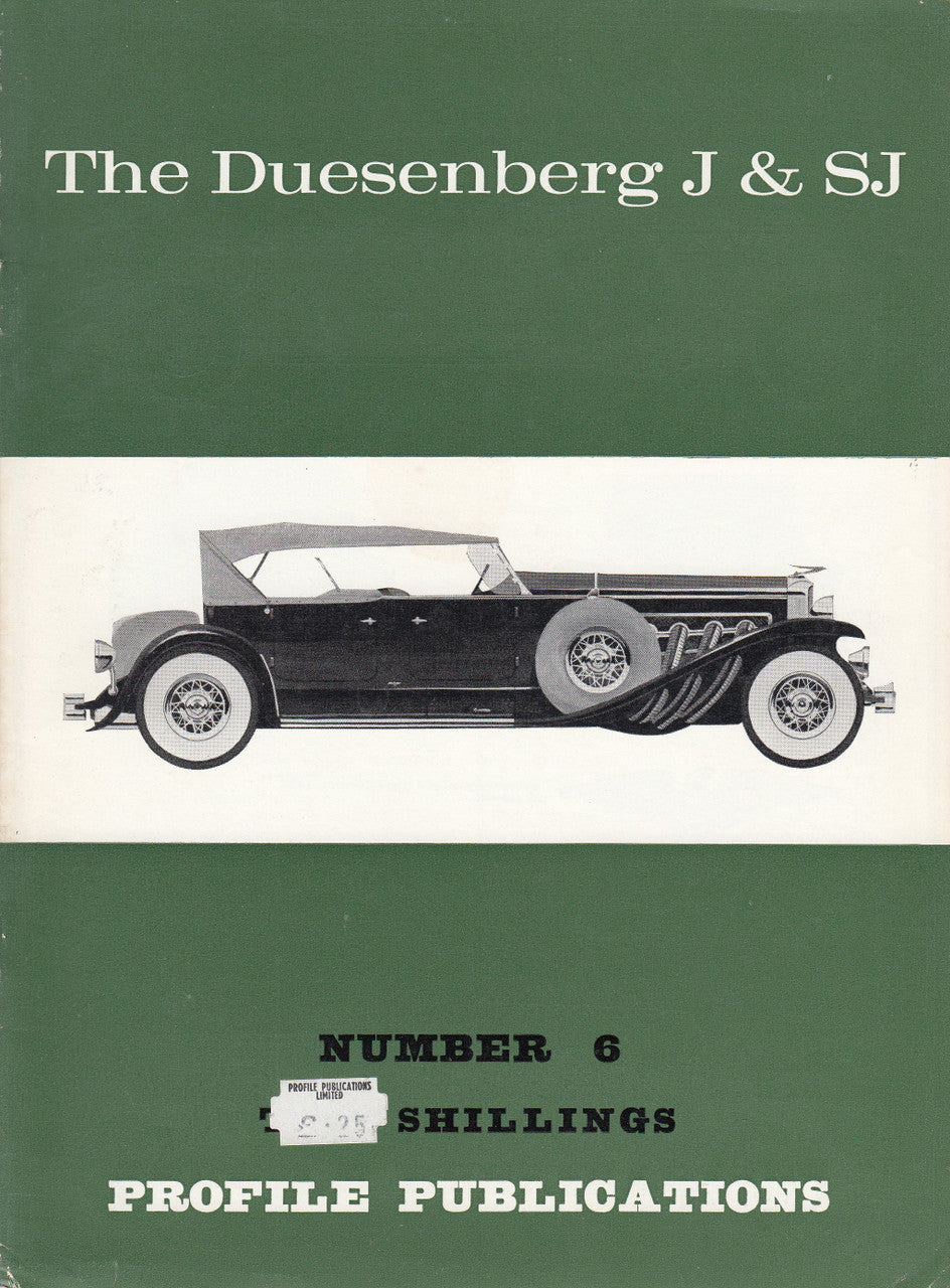 Car Profile Publications No 6 - The Duesenberg J & SJ