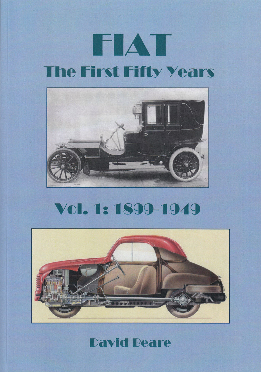 Automotive history book volume 1 with classic car cover, red and black vehicle photo