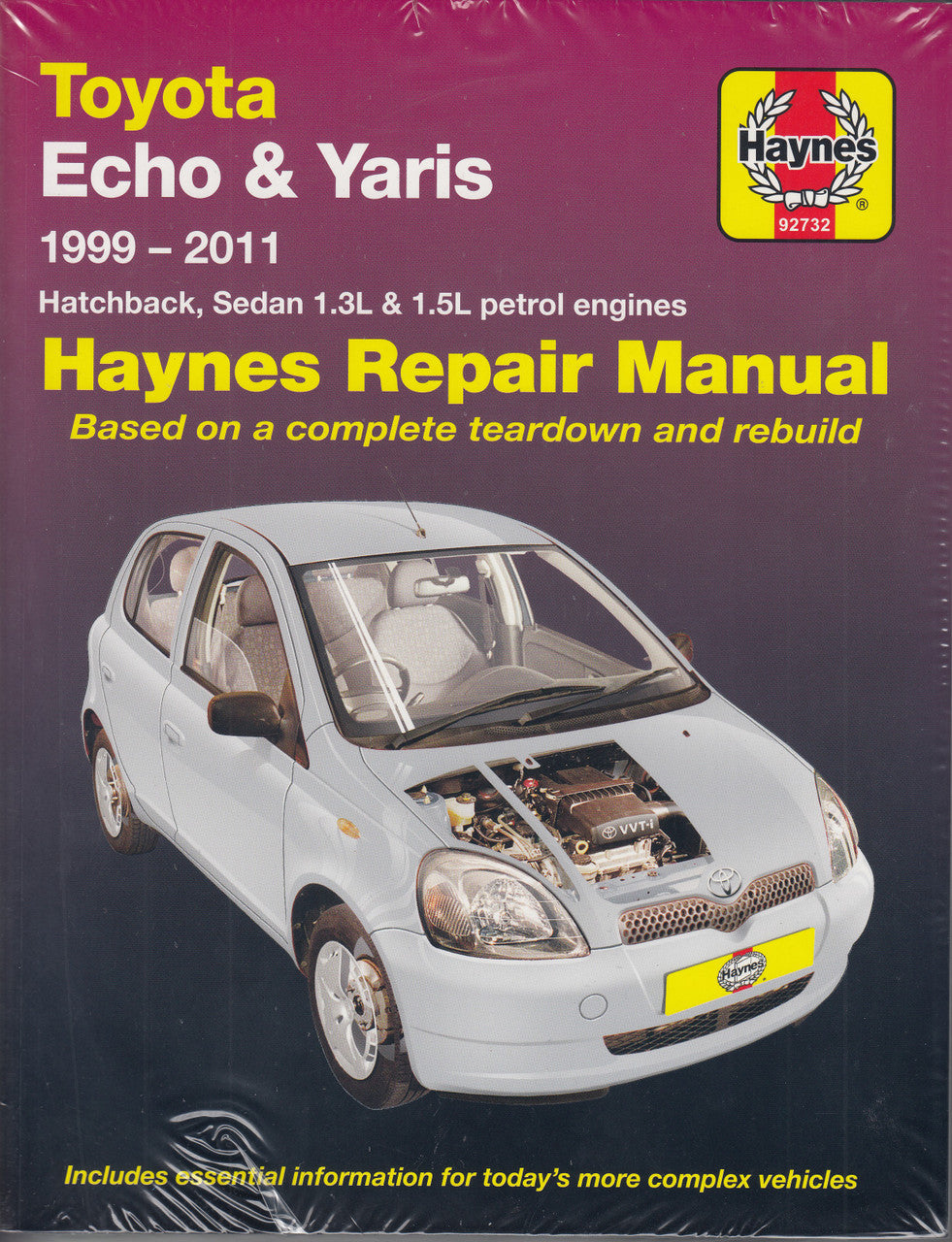 Toyota Echo and Yaris 1.3L, 1.5L 1999 - 2011 Workshop Manual