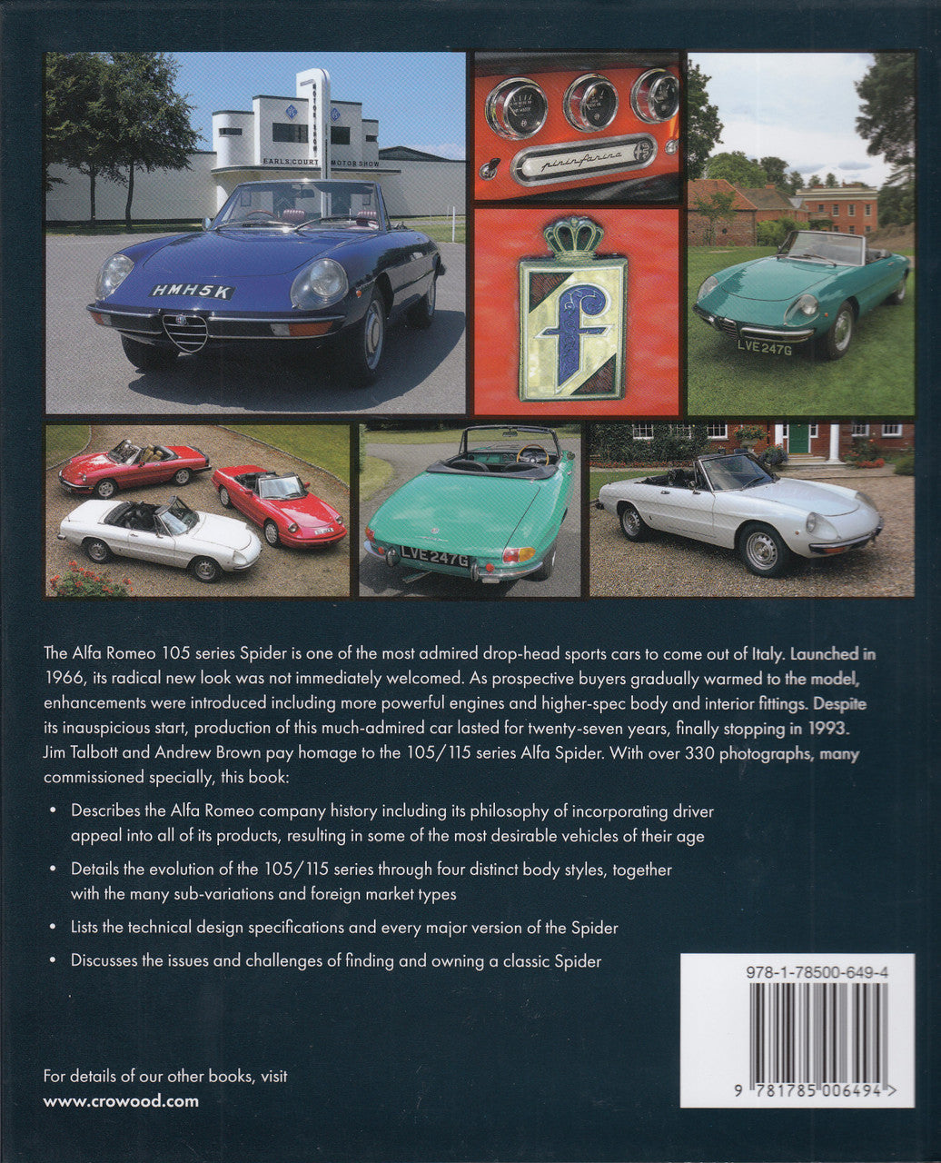 Alfa Romeo Spider 105 Series - The Complete Story (9781785006494)