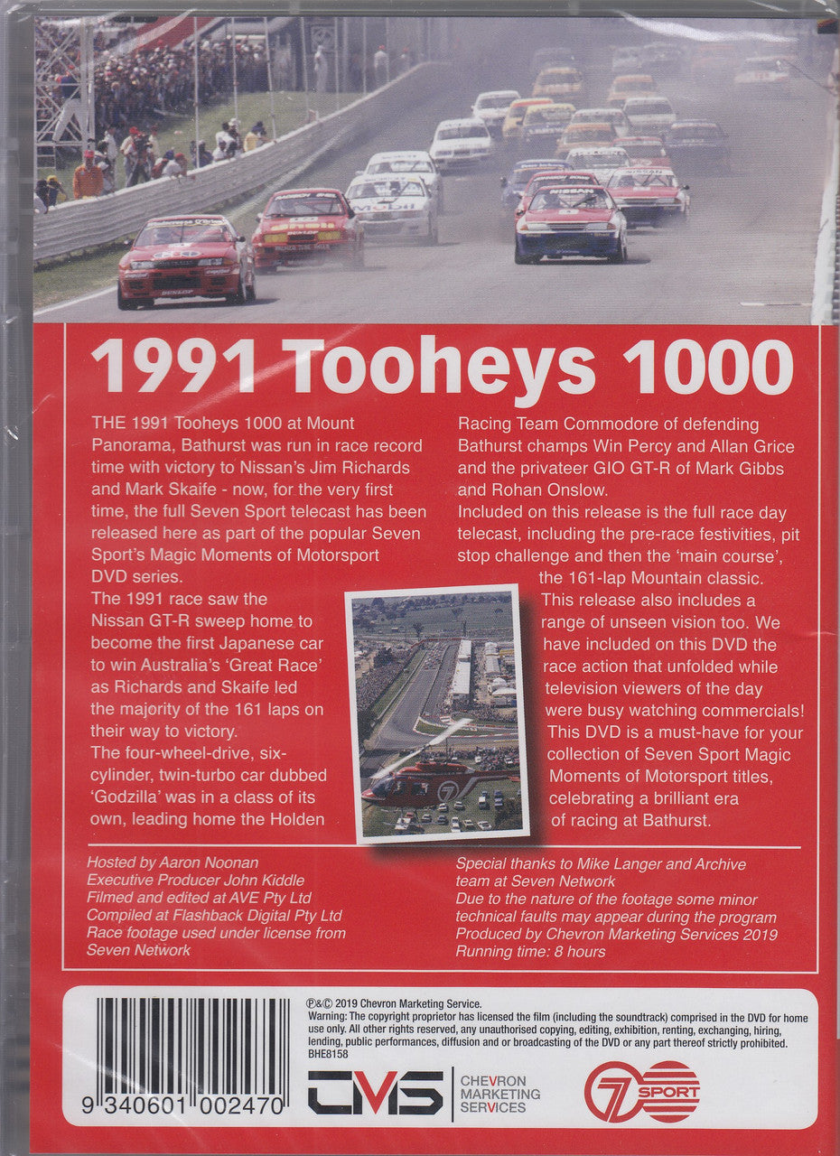 Bathurst 1991 Tooheys 1000 - Godzilla dominates at Bathurst DVD