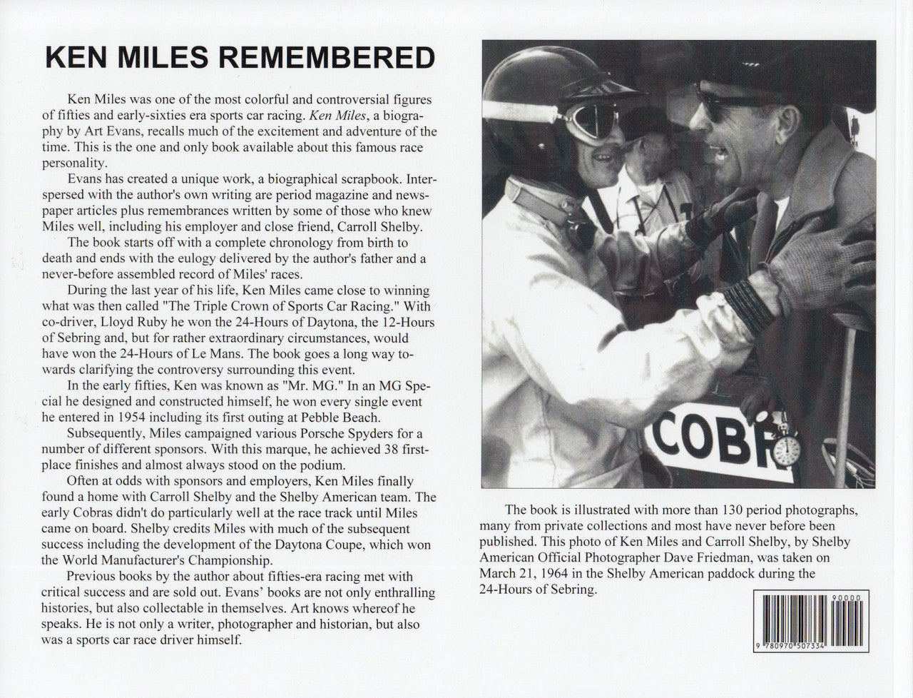 Ken Miles - A Scrapbook With Remembrances (Art Evans, paperback)