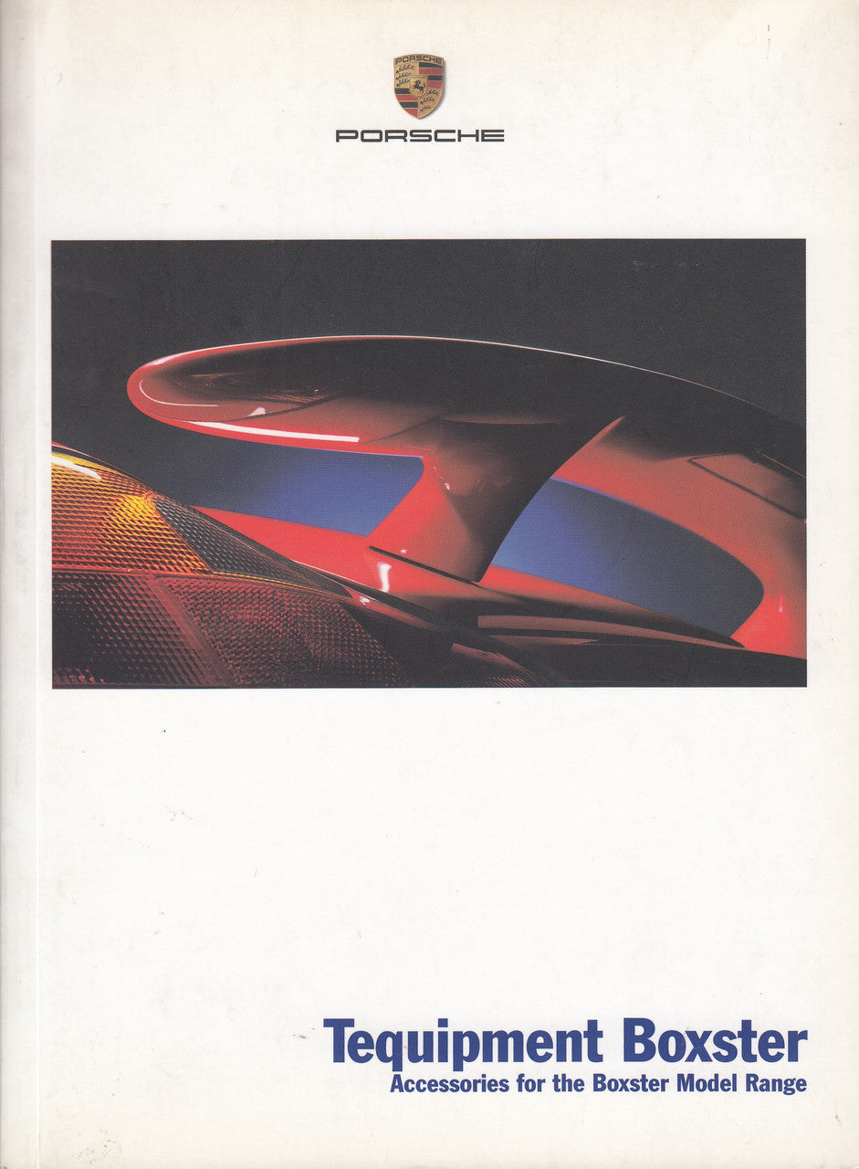 Porsche Tequipment Boxster Accessories for the Boxster Model Range Brochure