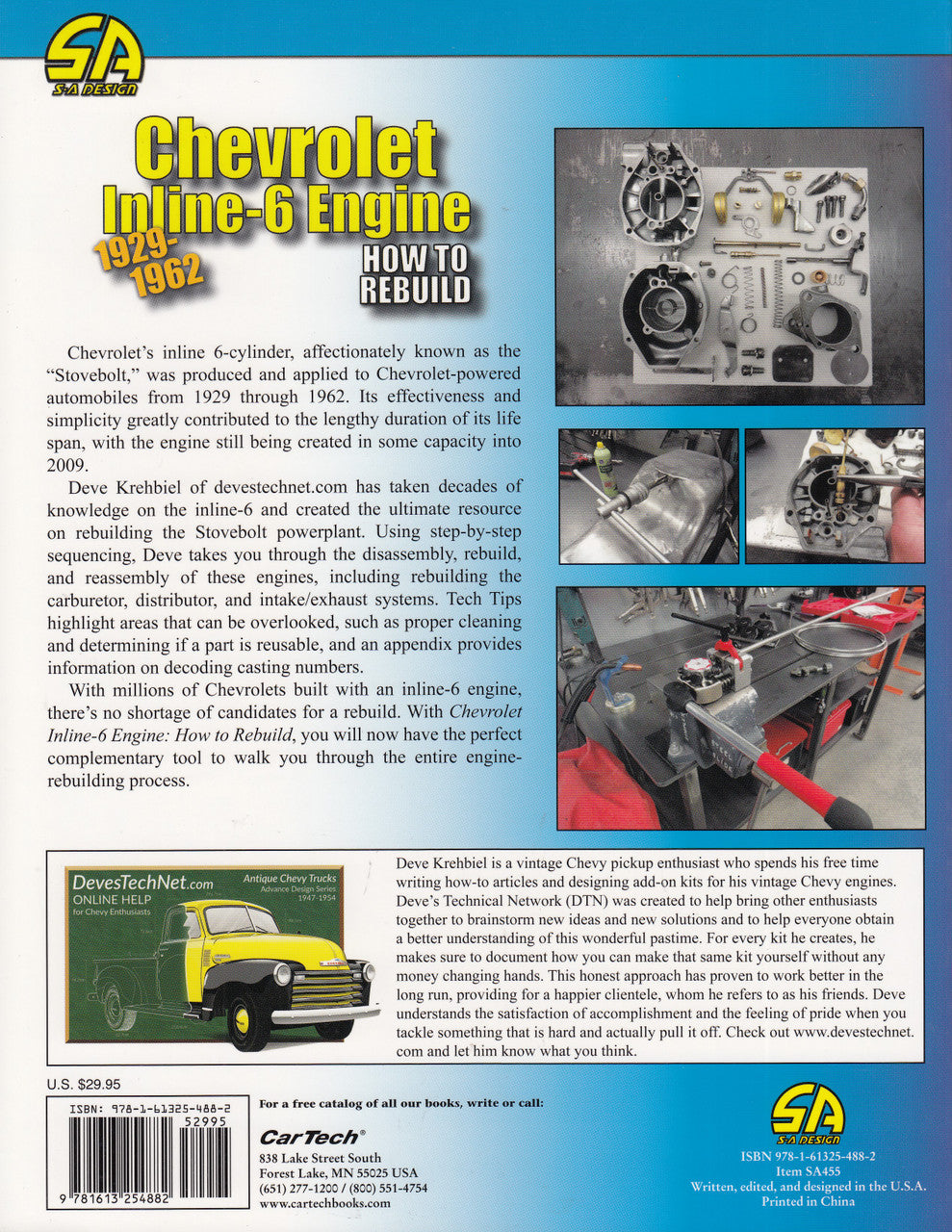 Chevrolet Inline-6 Engine - How to Rebuild (SA455) (9781613254882)