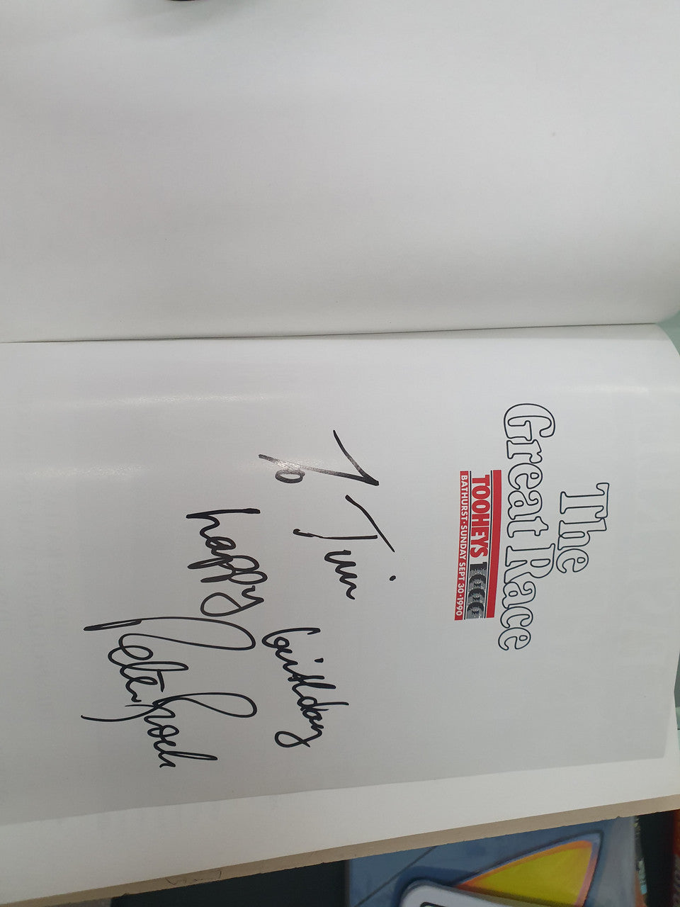 The Great Race Number 10 The Official Book Of the 1990 / 1991 Tooheys 1000