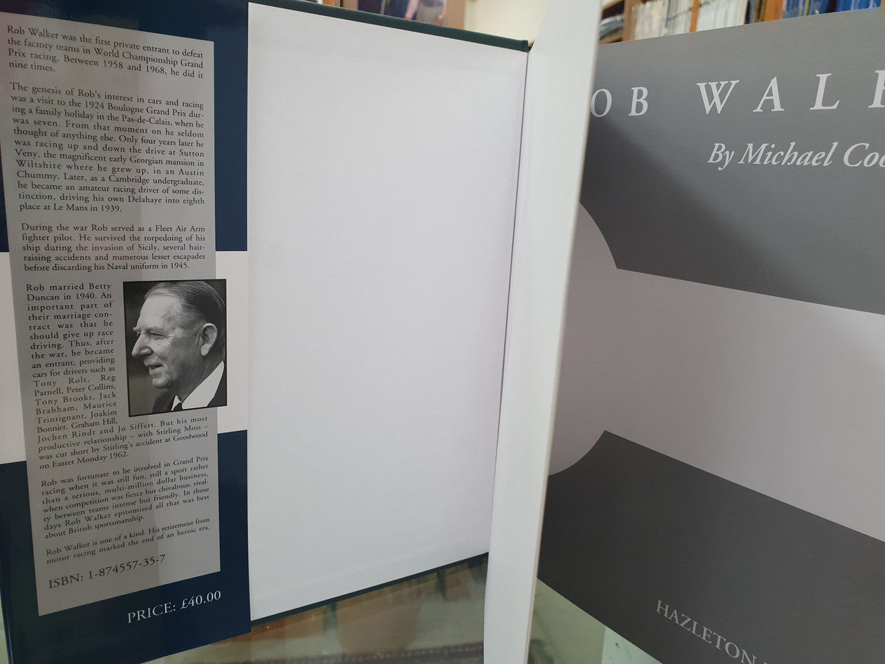 Rob Walker by Michael Cooper-Evans (Hardback, 1993, ) (9781874557357)