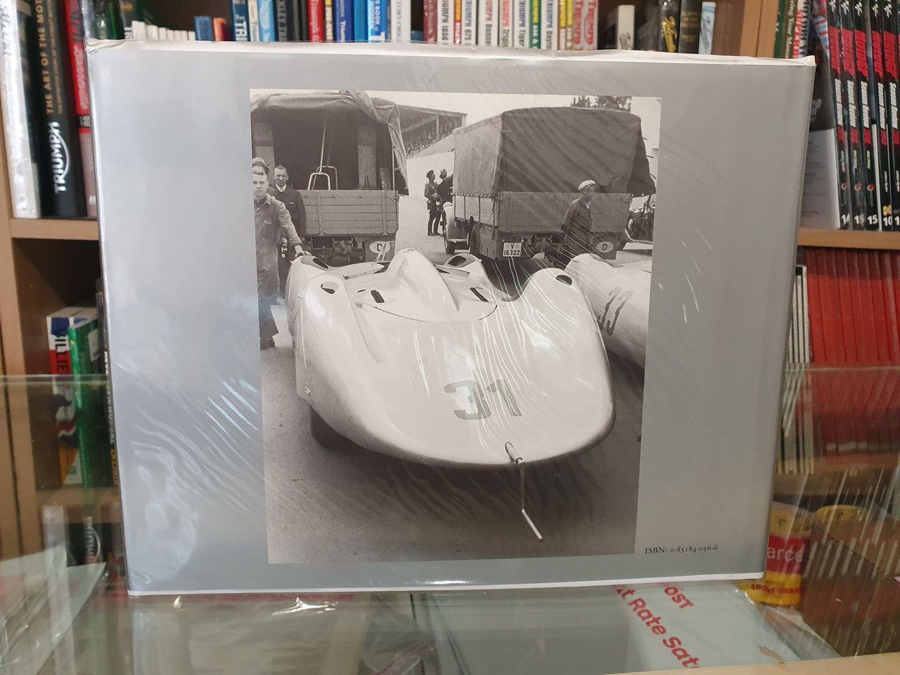Auto Union album 1934–1939 page with black-and-white racing car photo