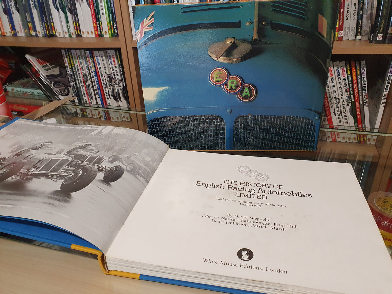 E. R. A. History of English Racing Automobiles Ltd, 1934-78 (Hardcover, 1980, 1st ED David Weguelin) (9780904568240)