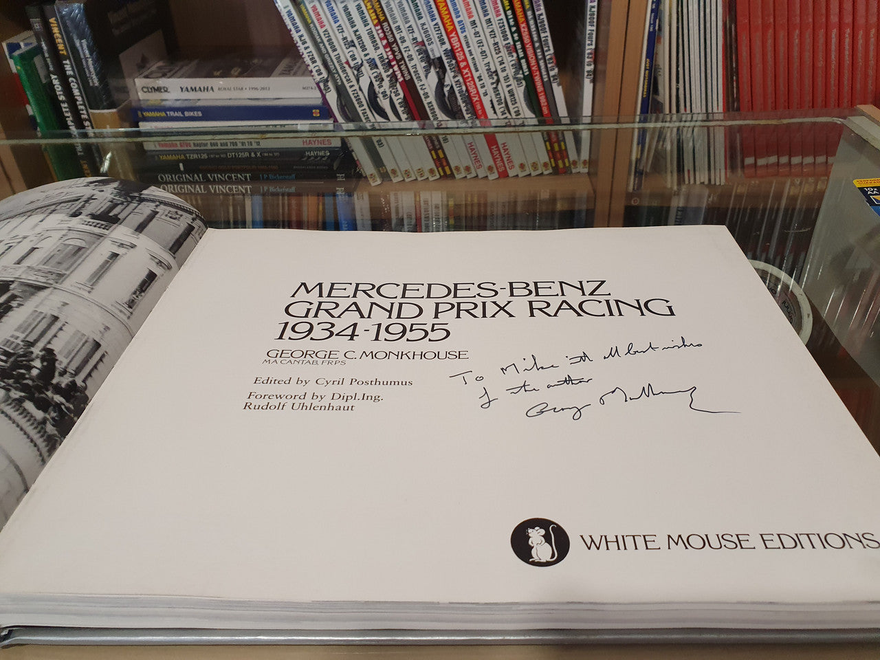 Mercedes-Benz - Grand Prix Racing 1934 - 1955 (Hardcover SIGNED by George C. Monkhouse)