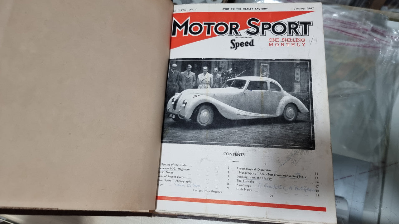 Motor Sport January - December 1947 (Bound)