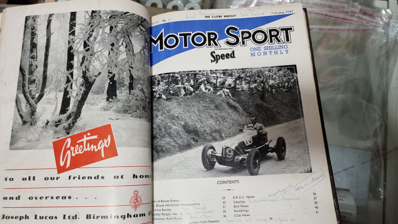 Motor Sport January - December 1947 (Bound)