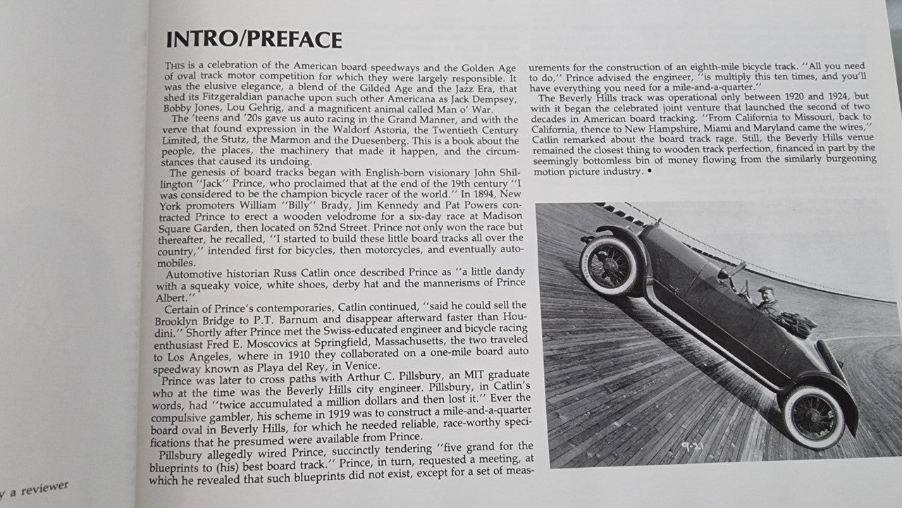 Board Track Guts Gold & Glory (Hardcover, 1990, Dick Wallen) (9781499174465)