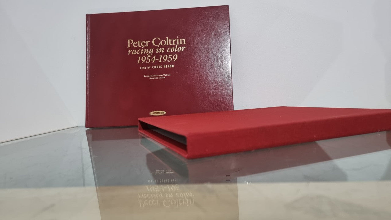 SIGNED Leather Bound Peter Coltrin - Racing in Color 1954-1959 (Slipcase, Chris Nixon) (8879601539)