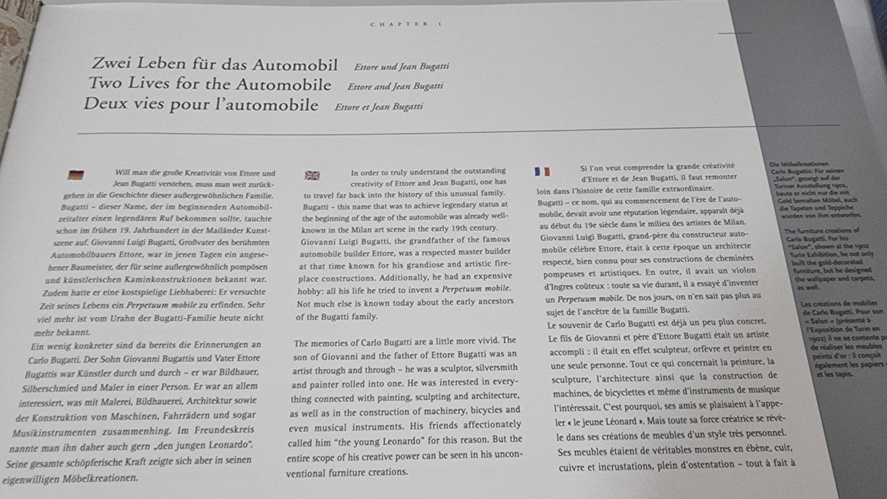 Ettore et Jean Bugatti: Art, Forme et Technique (Limited printing of 1000)