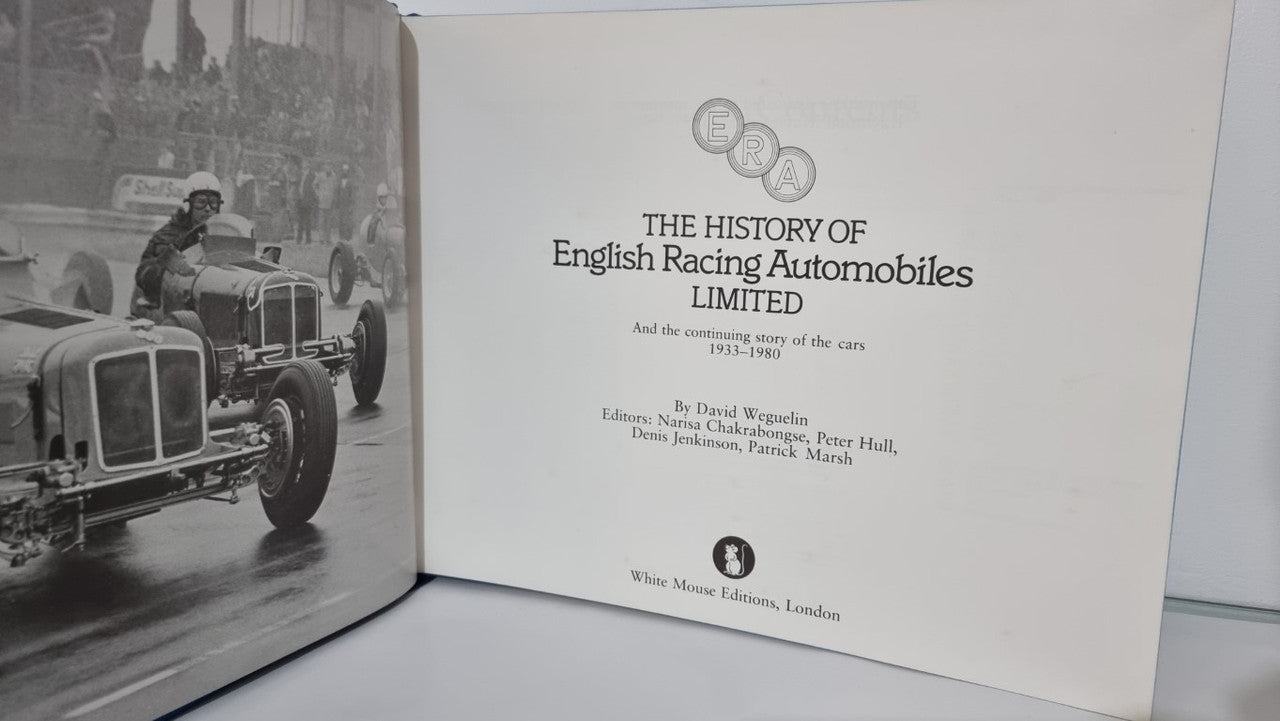 The History of English Racing Automobiles (Limited Edition, Signed by H.H. Prince Bira)
