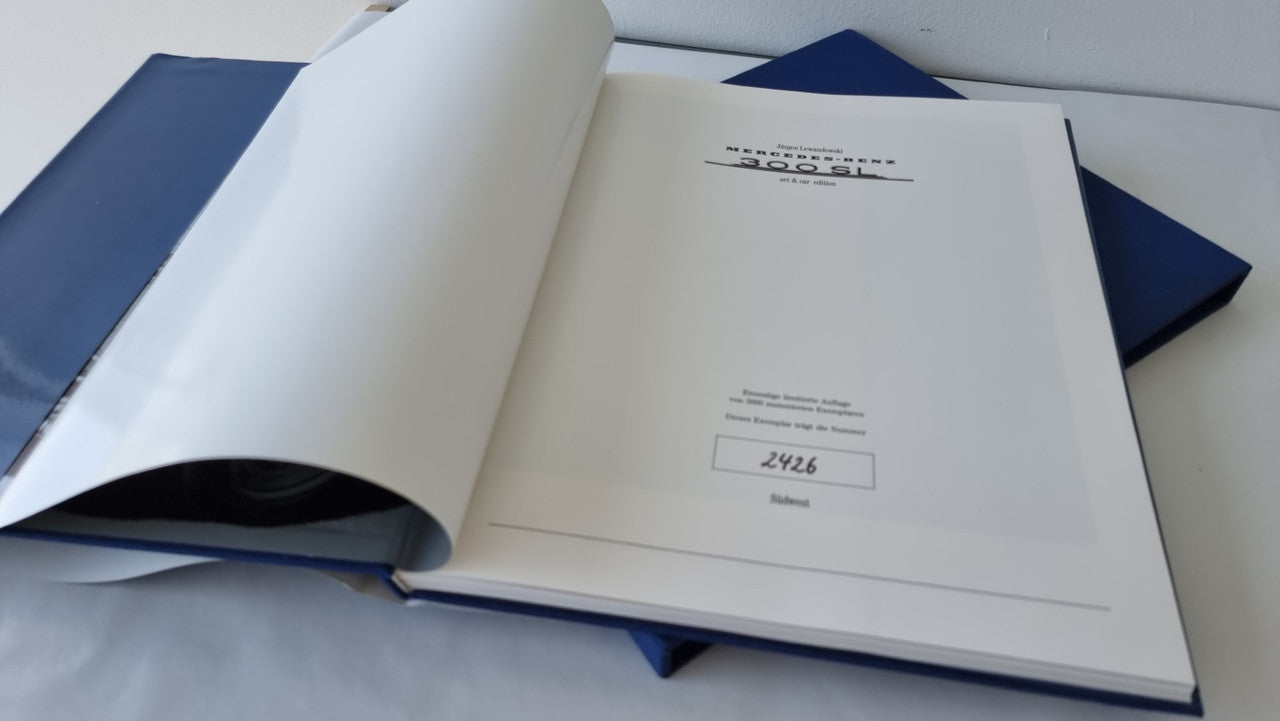 Mercedes 300 SL Art & Car in Slipcase (Jurgen Lewandowski, 1988) (9783517011011)