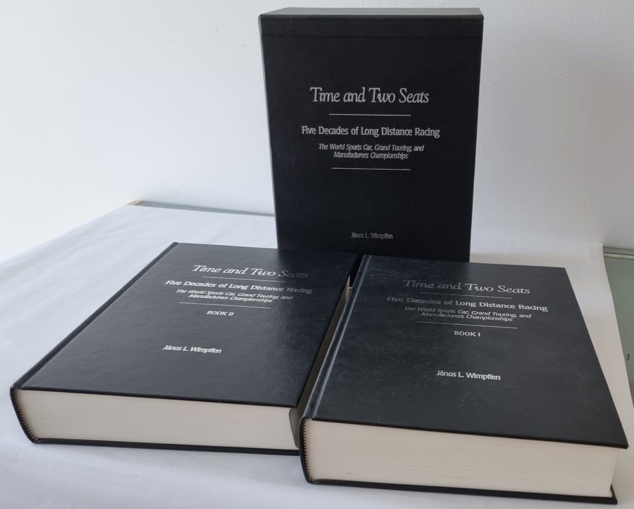 Time and Two Seats Five Decades of Long Distance Racing (Janos L. Wimpffen, 1999 Limited Edition in Slipcase) (9780967225203)